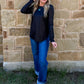 Swanky Leather Long Sleeve *Midnight