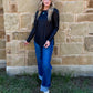 Swanky Leather Long Sleeve *Midnight