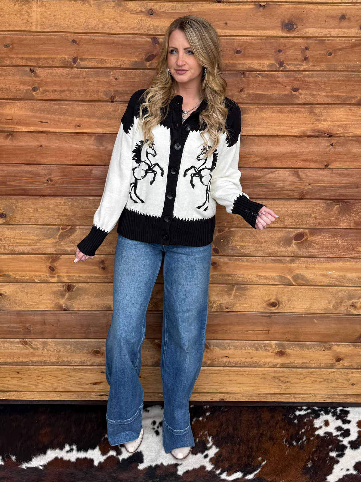 The Horses Cardigan