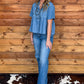 Loopty Lou Blouse *Denim