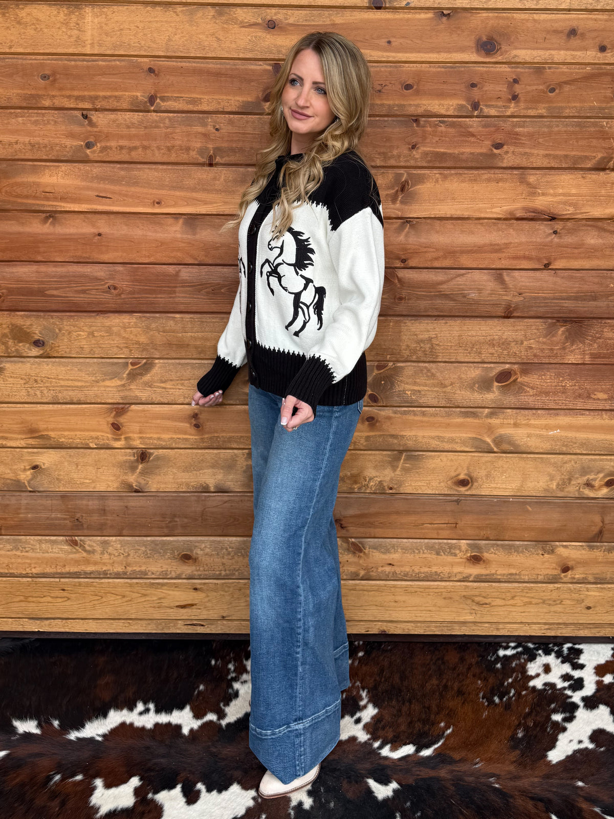 The Horses Cardigan