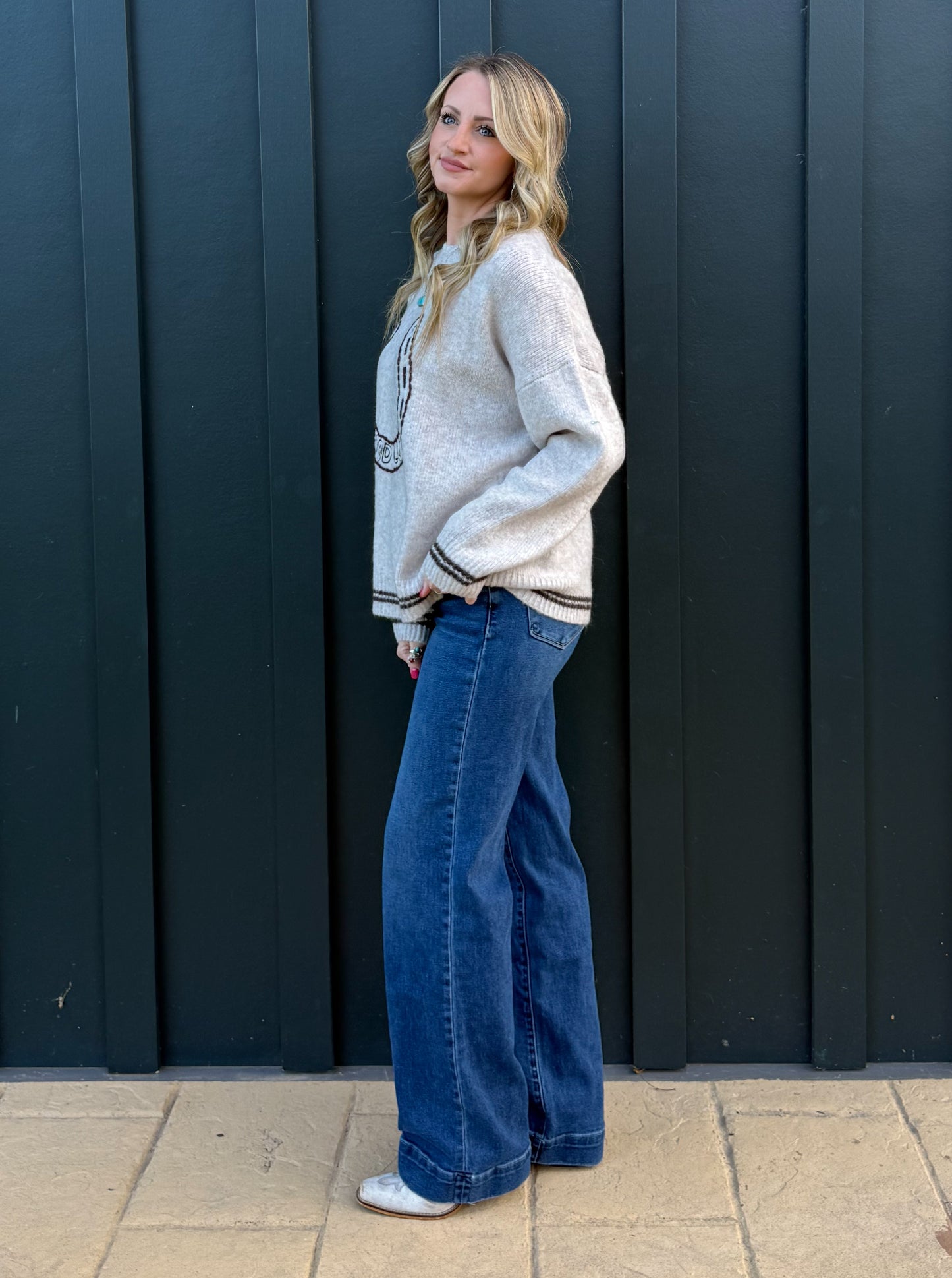 Good Luck Horseshoe Sweater