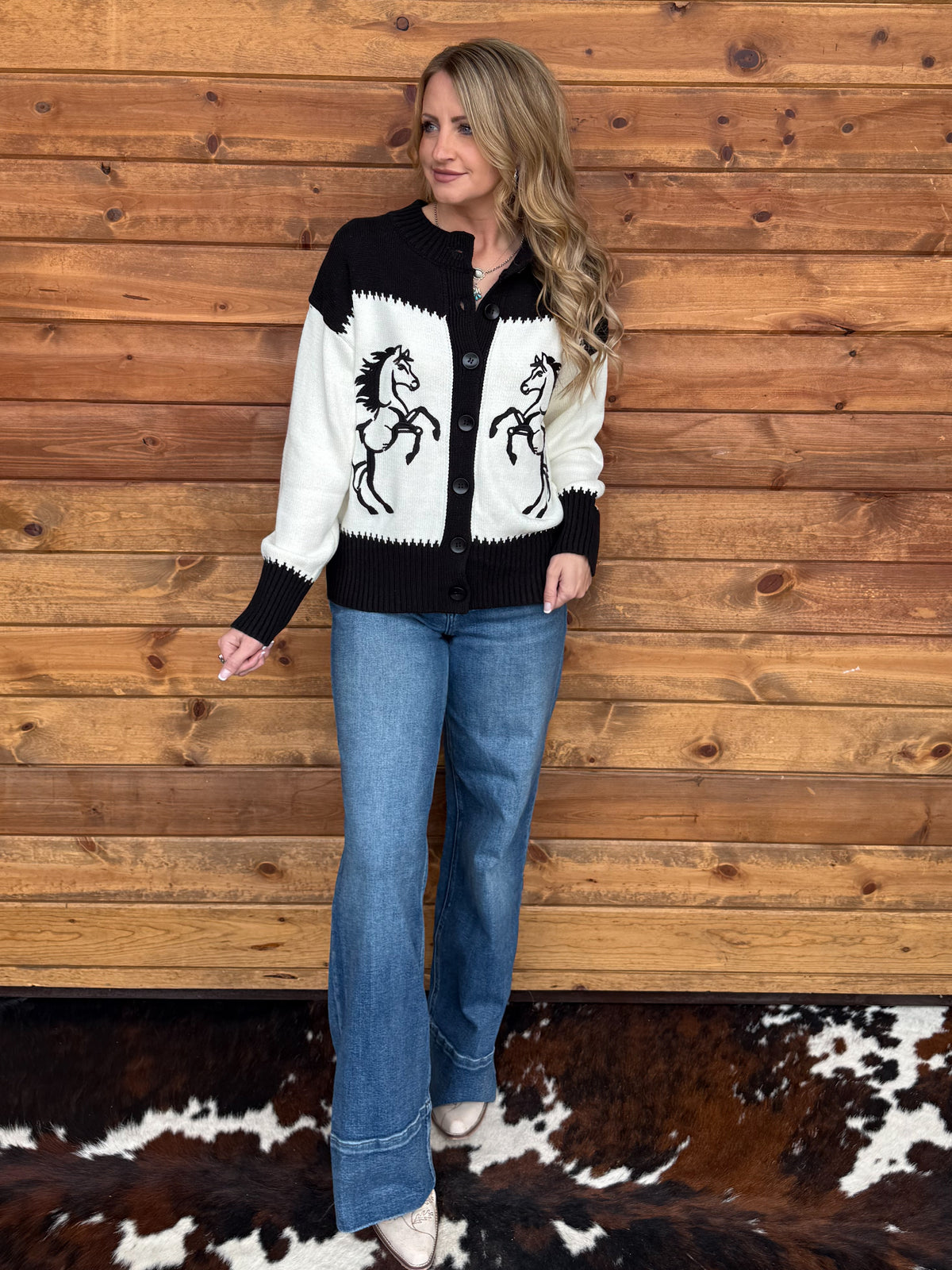 The Horses Cardigan