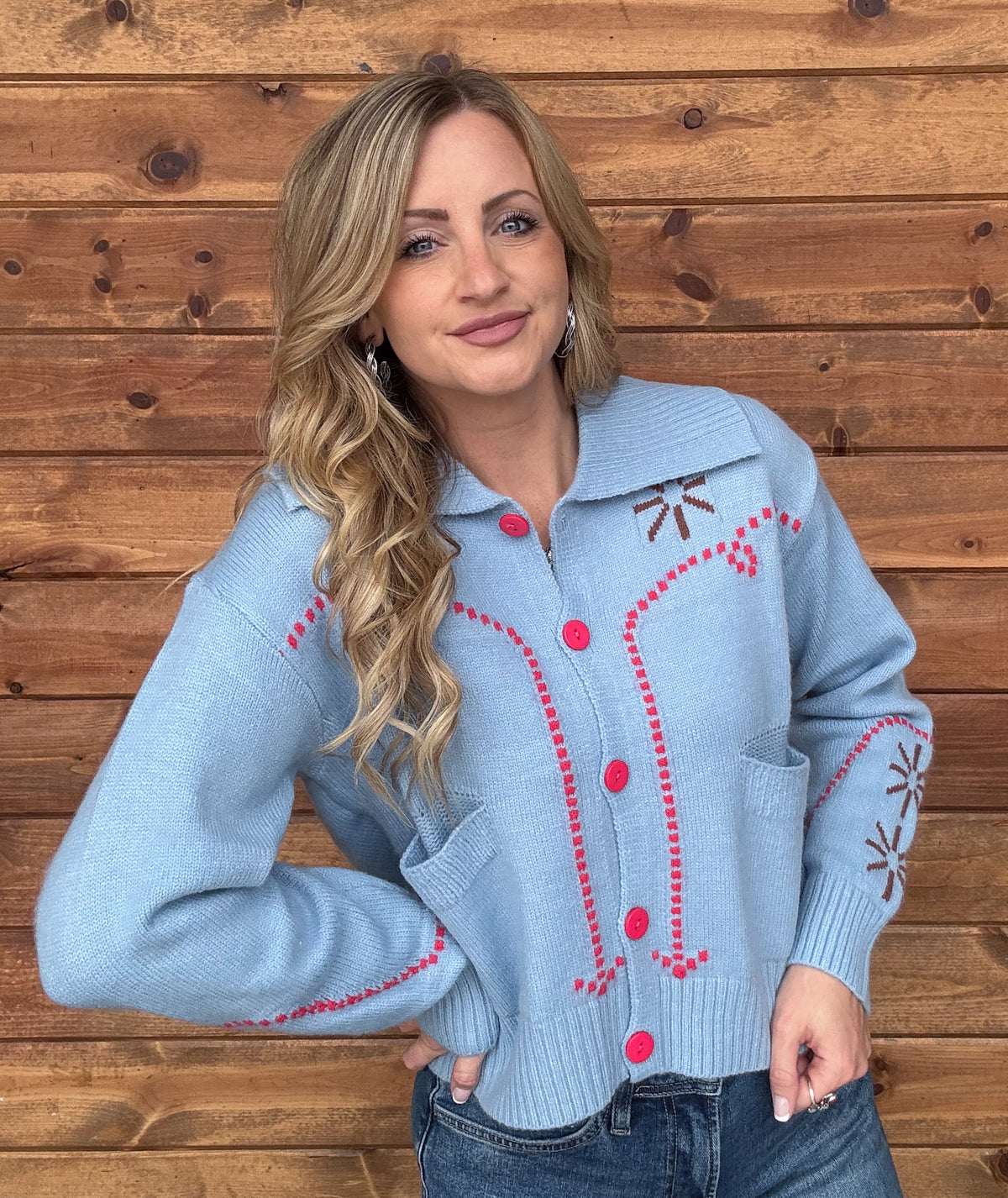 Rodeo Rope Sweater Cardigan