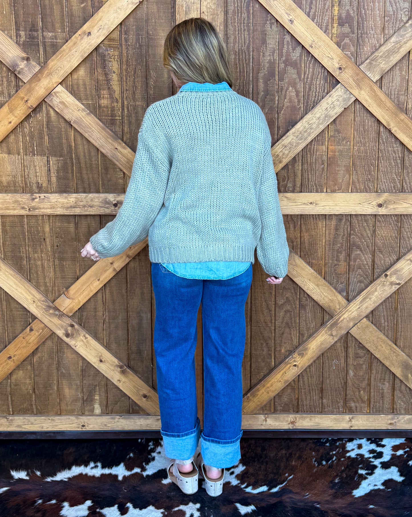 Spring Boots Sweater