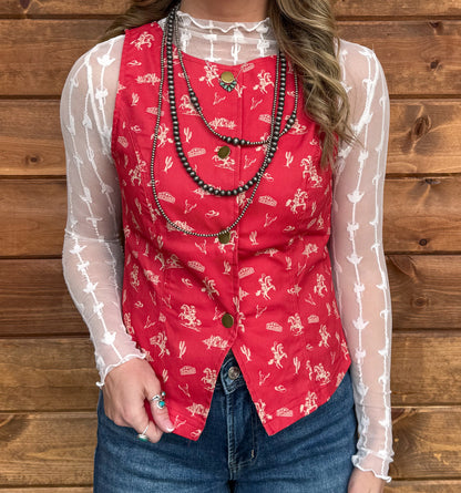 Cowgirl Tank *Red