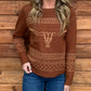 Longhorn Sweater *Cinnamon