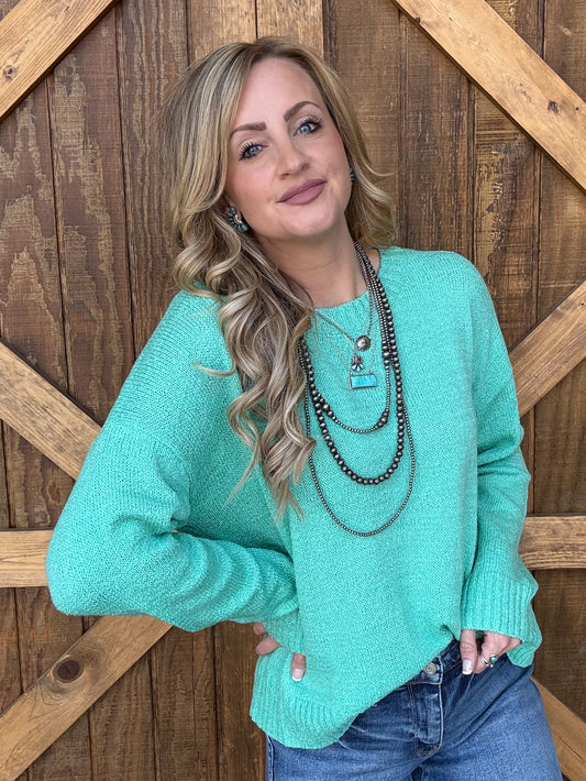 The Savannah Long Sleeve *Mint