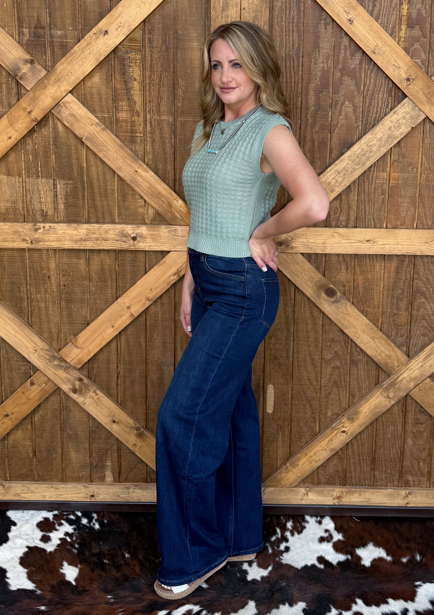 The Ella Top *Sage Green