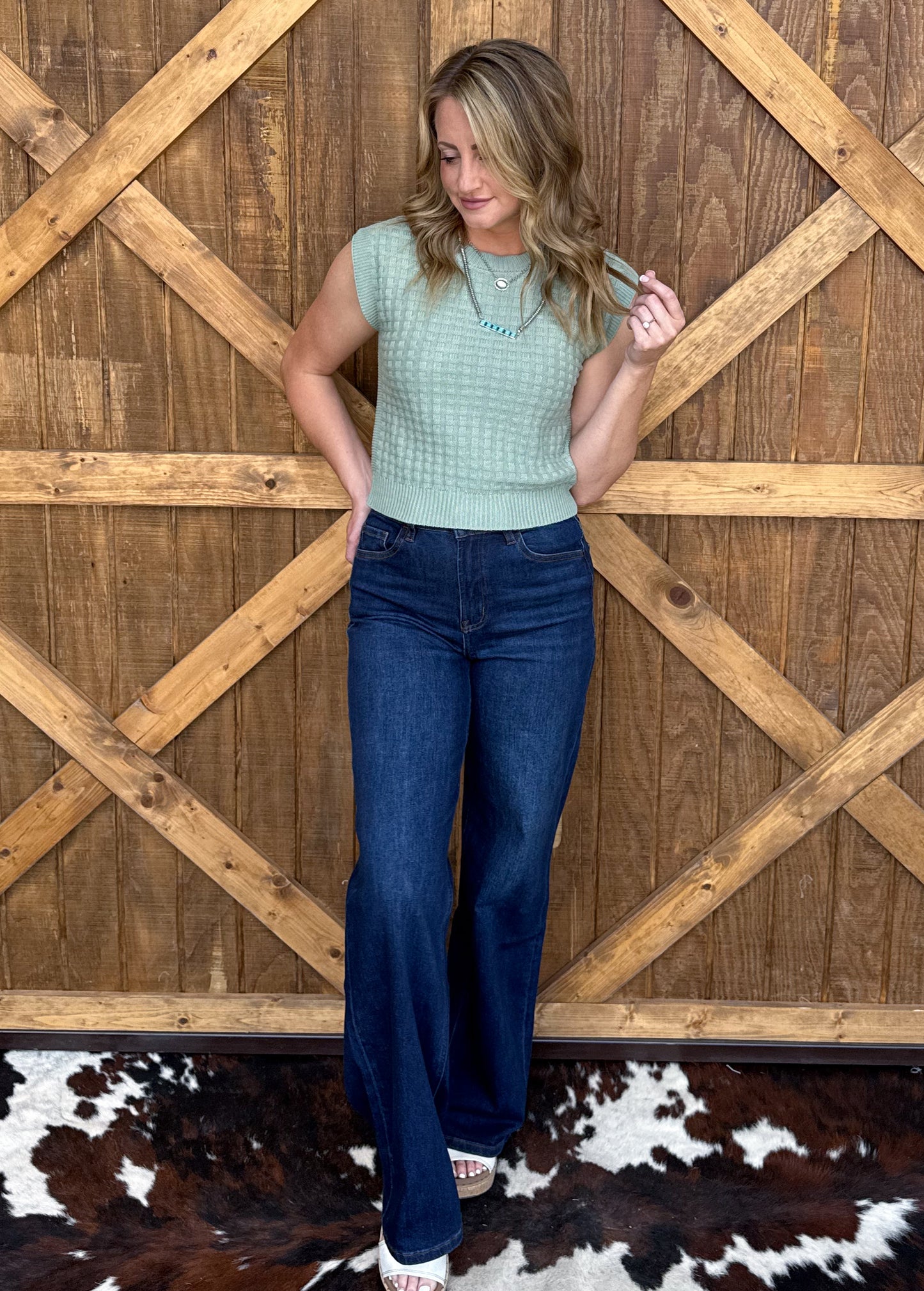 The Ella Top *Sage Green