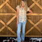 Painted Horses Sheer Blouse