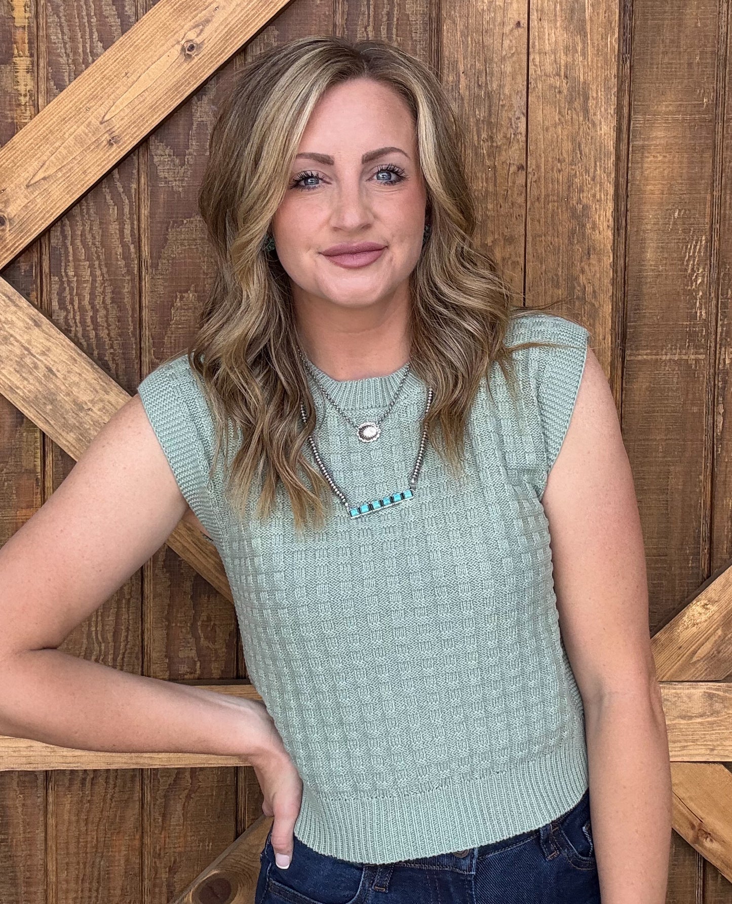The Ella Top *Sage Green