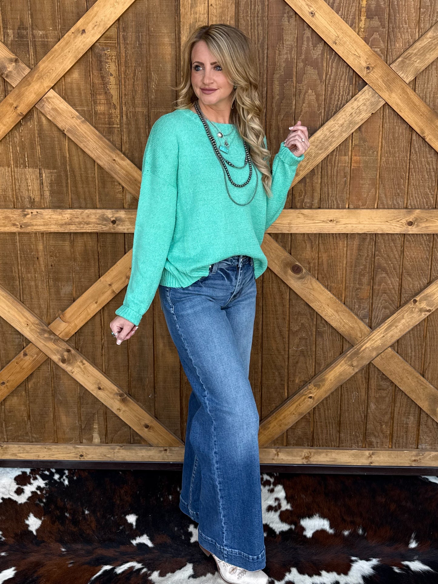 The Savannah Long Sleeve *Mint