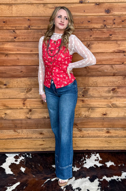 Cowgirl Tank *Red