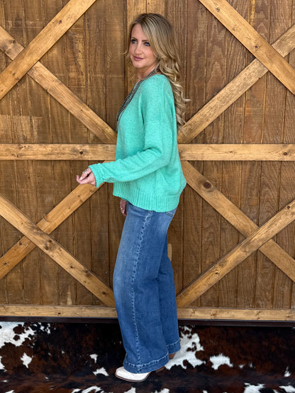 The Savannah Long Sleeve *Mint