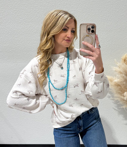 Dainty Horses Long Sleeve