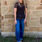 Copper Horse Mesh Top