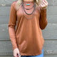 Swanky Leather Long Sleeve *Saddle