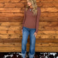 Fall Basic Top *Red Bean