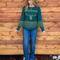 Longhorn Sweater *Spruce