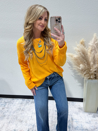 The Savannah Long Sleeve *Marigold