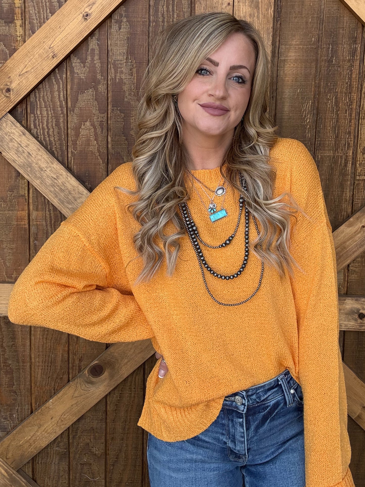 The Savannah Long Sleeve *Marigold