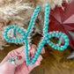 Turquoise Studded Claw Clip