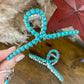 Turquoise Studded Claw Clip