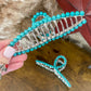 Turquoise Studded Claw Clip