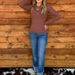 Fall Basic Top *Red Bean