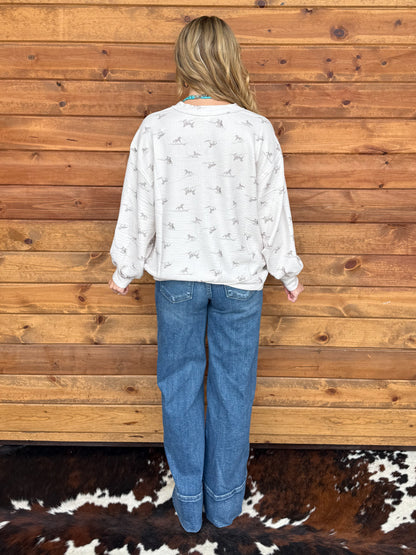 Dainty Horses Long Sleeve
