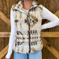 Snow Top Aztec Puffer Vest