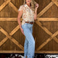 Painted Horses Sheer Blouse