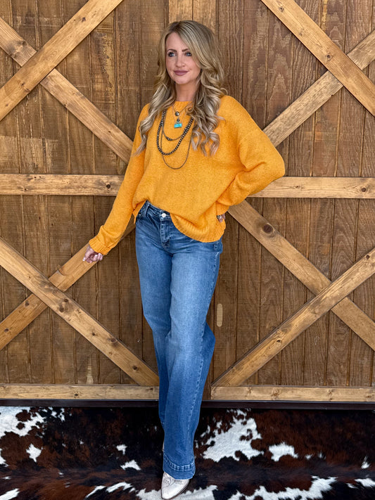The Savannah Long Sleeve *Marigold