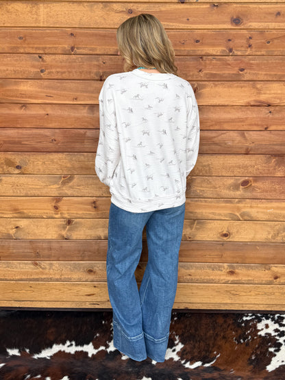 Dainty Horses Long Sleeve