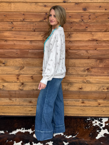 Dainty Horses Long Sleeve