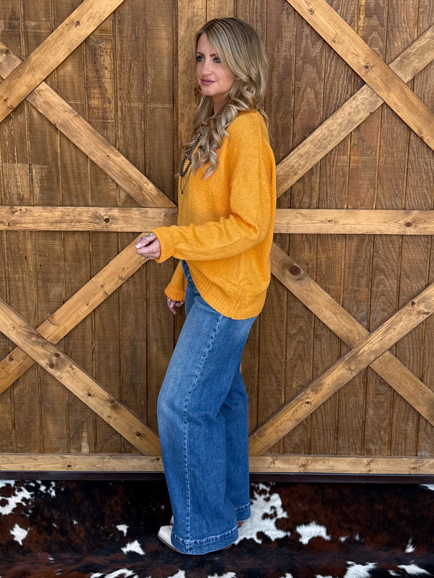 The Savannah Long Sleeve *Marigold