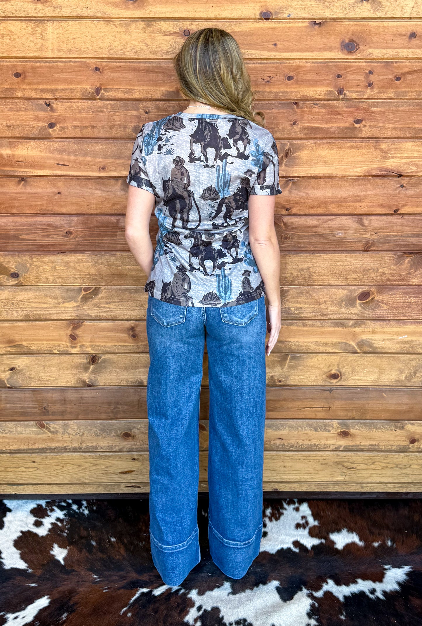 Dust It Off Cowboy Top