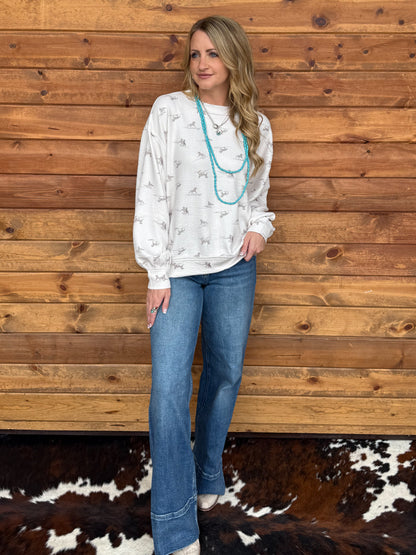 Dainty Horses Long Sleeve