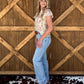 Painted Horses Sheer Blouse
