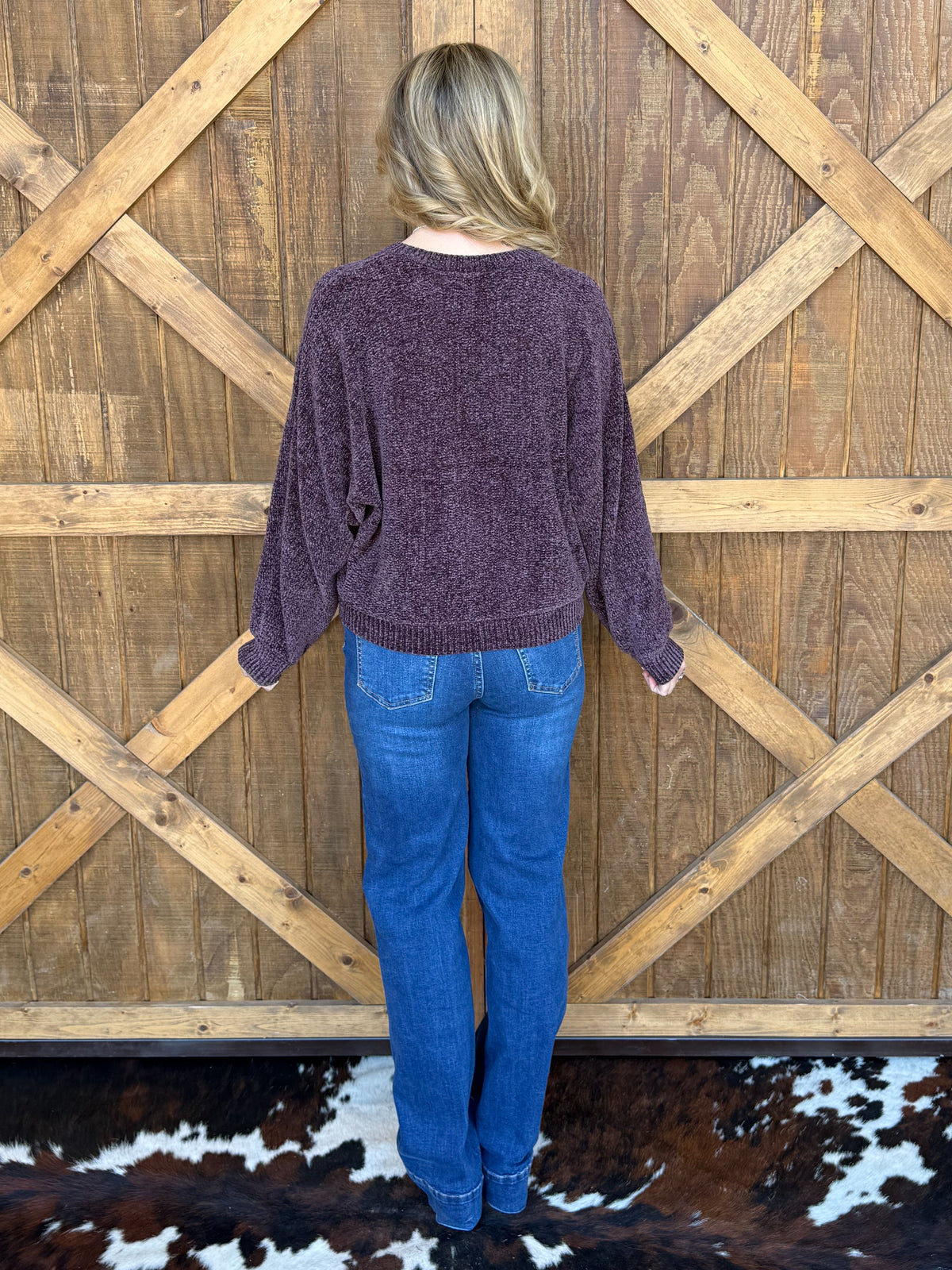 The Chenille Sweater *Cocoa