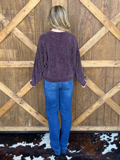 The Chenille Sweater *Cocoa