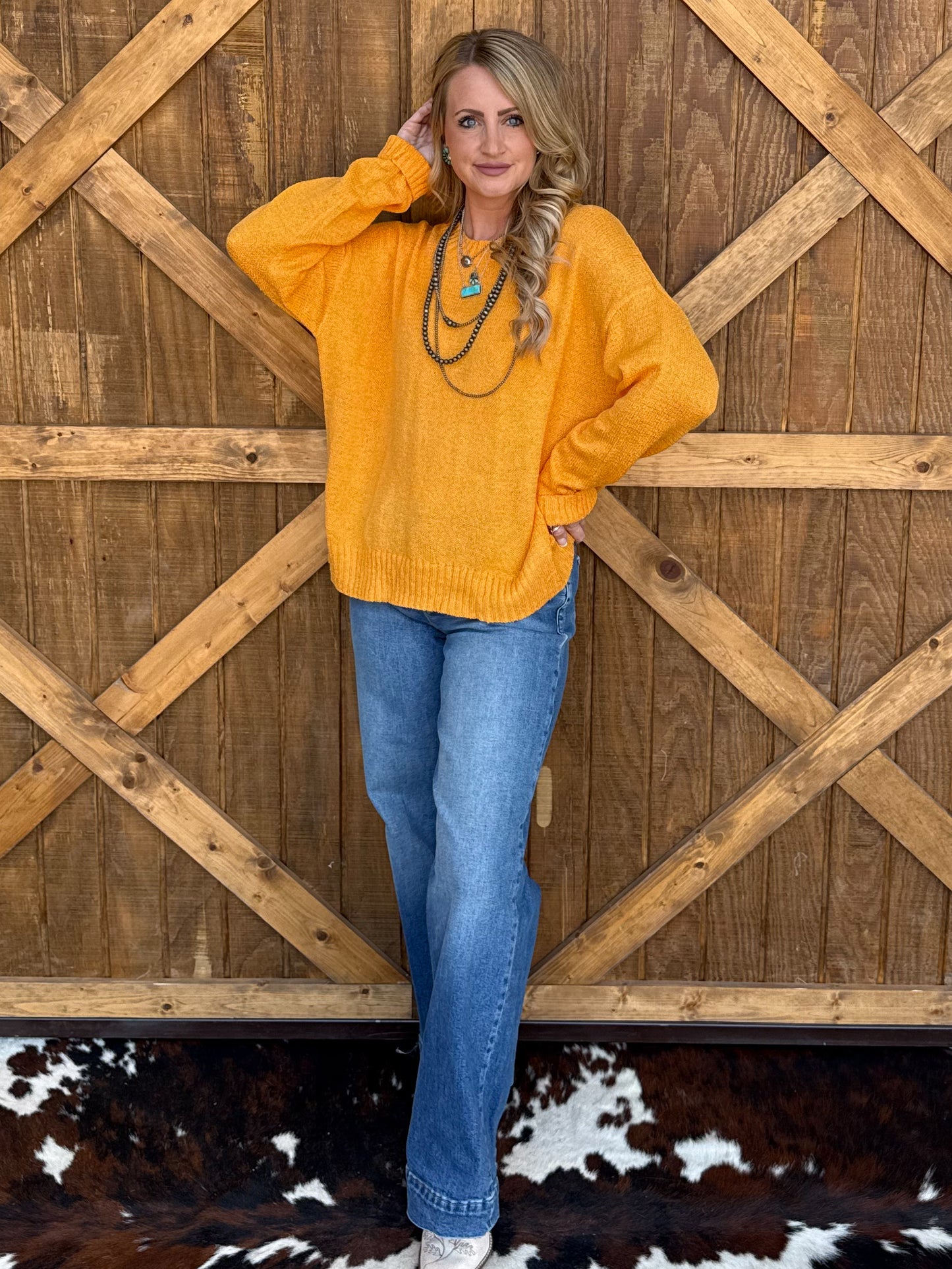 The Savannah Long Sleeve *Marigold