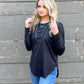 Swanky Leather Long Sleeve *Midnight