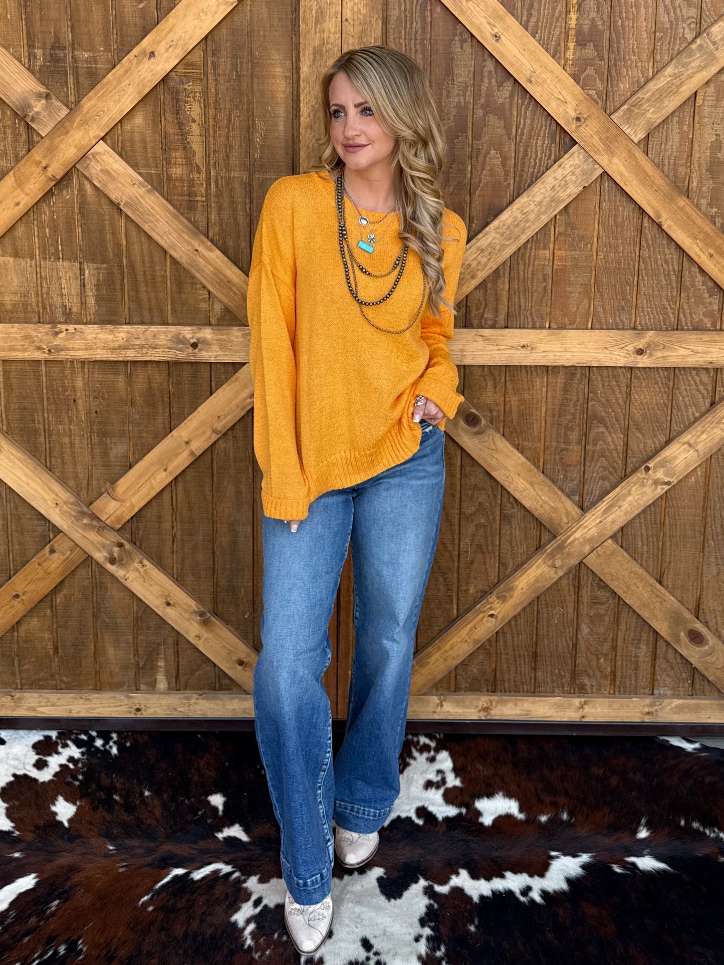 The Savannah Long Sleeve *Marigold