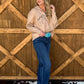 Galloping Horses Embroidered Pullover