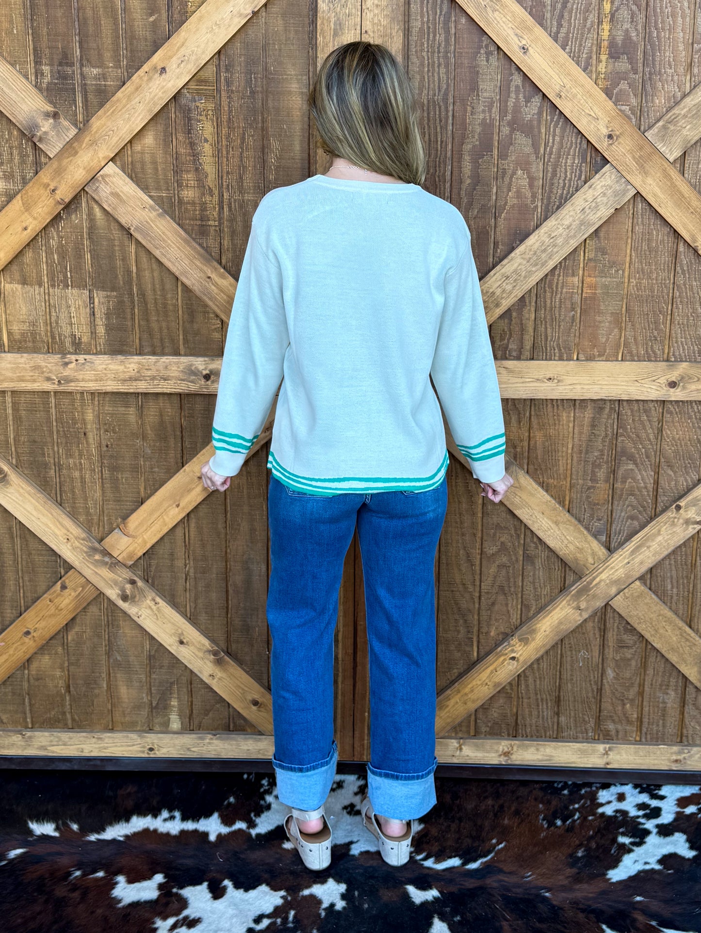 Wild & Western Sweater *Teal