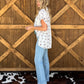 Branded Button-Up Top