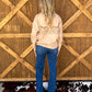 Galloping Horses Embroidered Pullover