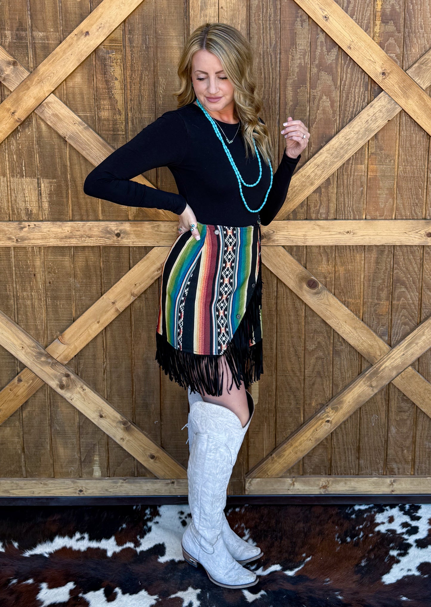 The Serape Wrap Skirt